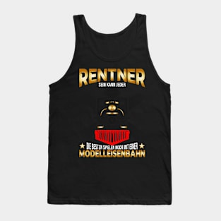 Model railway pensioner gift Tank Top